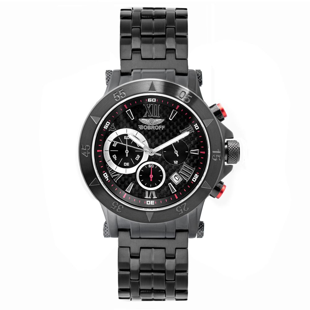 Black Stainless Steel Dress Watch