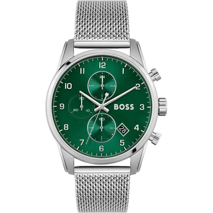 Silver Stainless Steel Dress Watch
