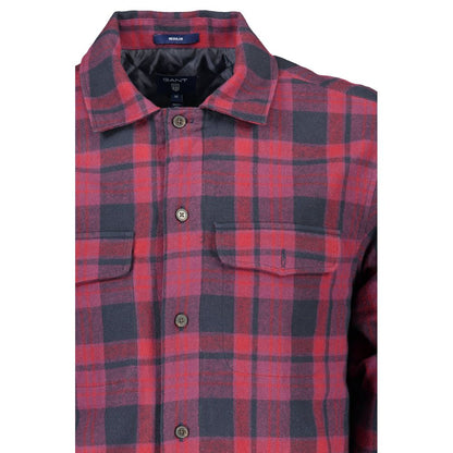 "Viola Cotton Men Shirt with Long Sleeves and Italian Collar"