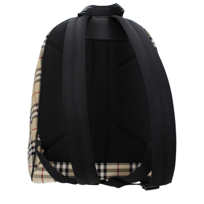 Beige Fabric Backpack