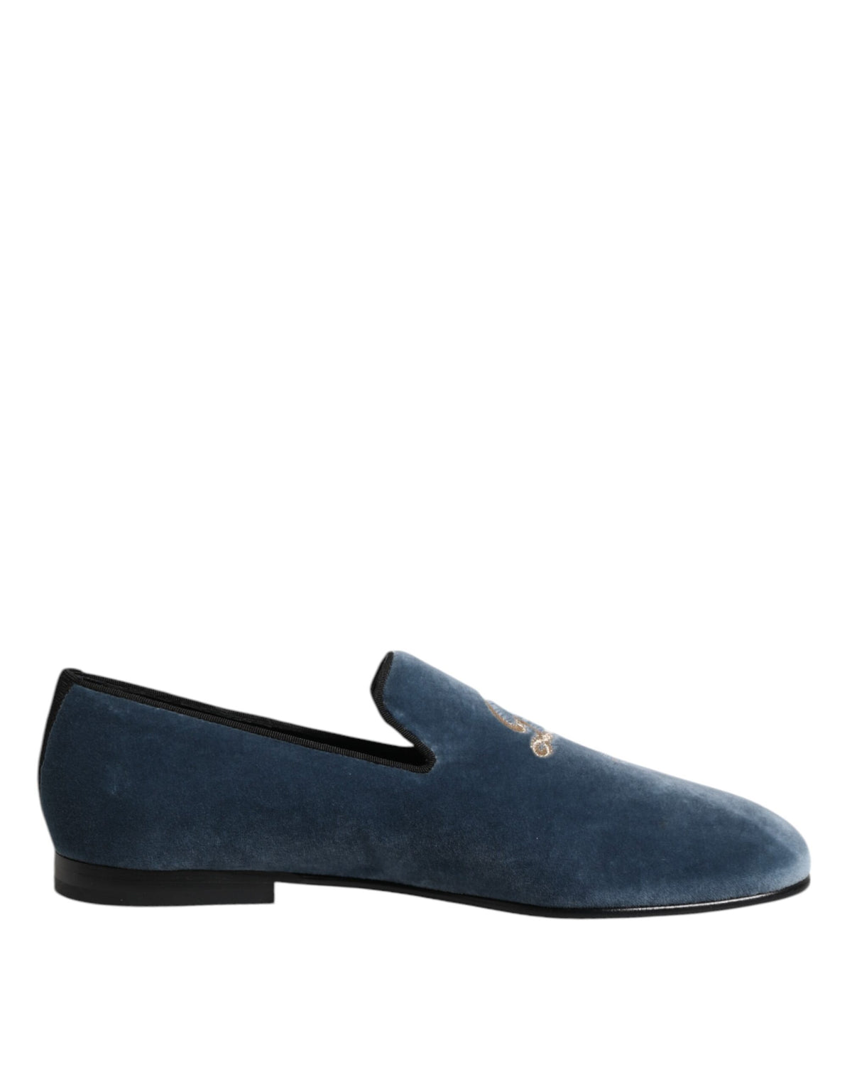 Blue Velvet DG Logo Loafers Formal Shoes – Go Elm & Co