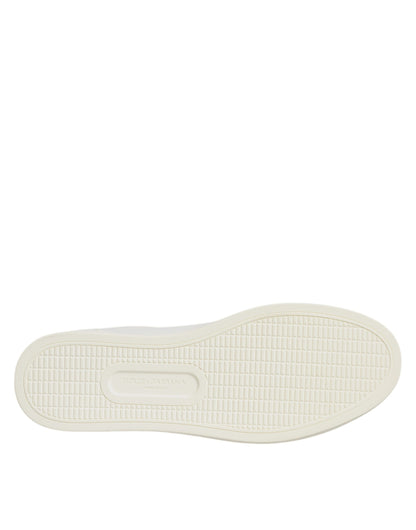 White Sacred Heart Men Low Top Sneakers Shoes