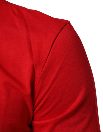 Red Goodluck 2023 Cotton Crew Neck T-shirt