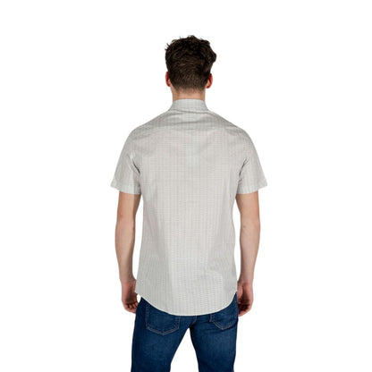 Cream Cotton Shortsleeve Shirt