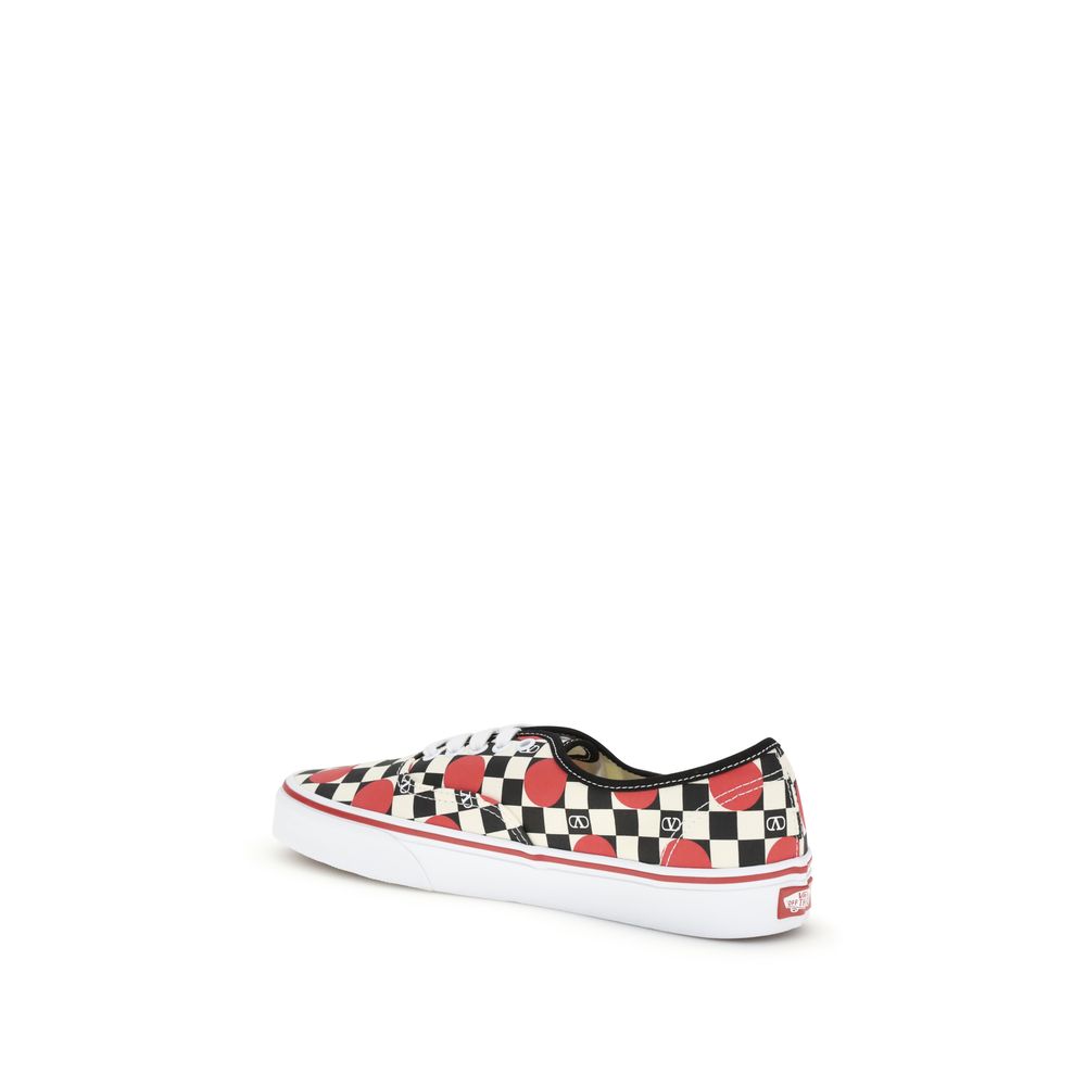 Multicolor Cotton Low Top Sneakers