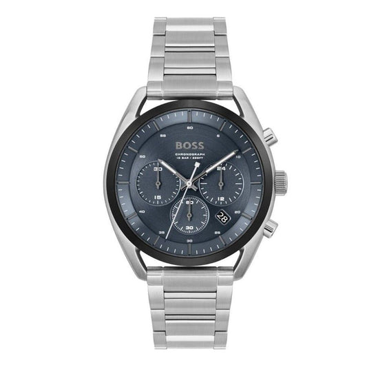 Gray Stainless Steel Dress Watch