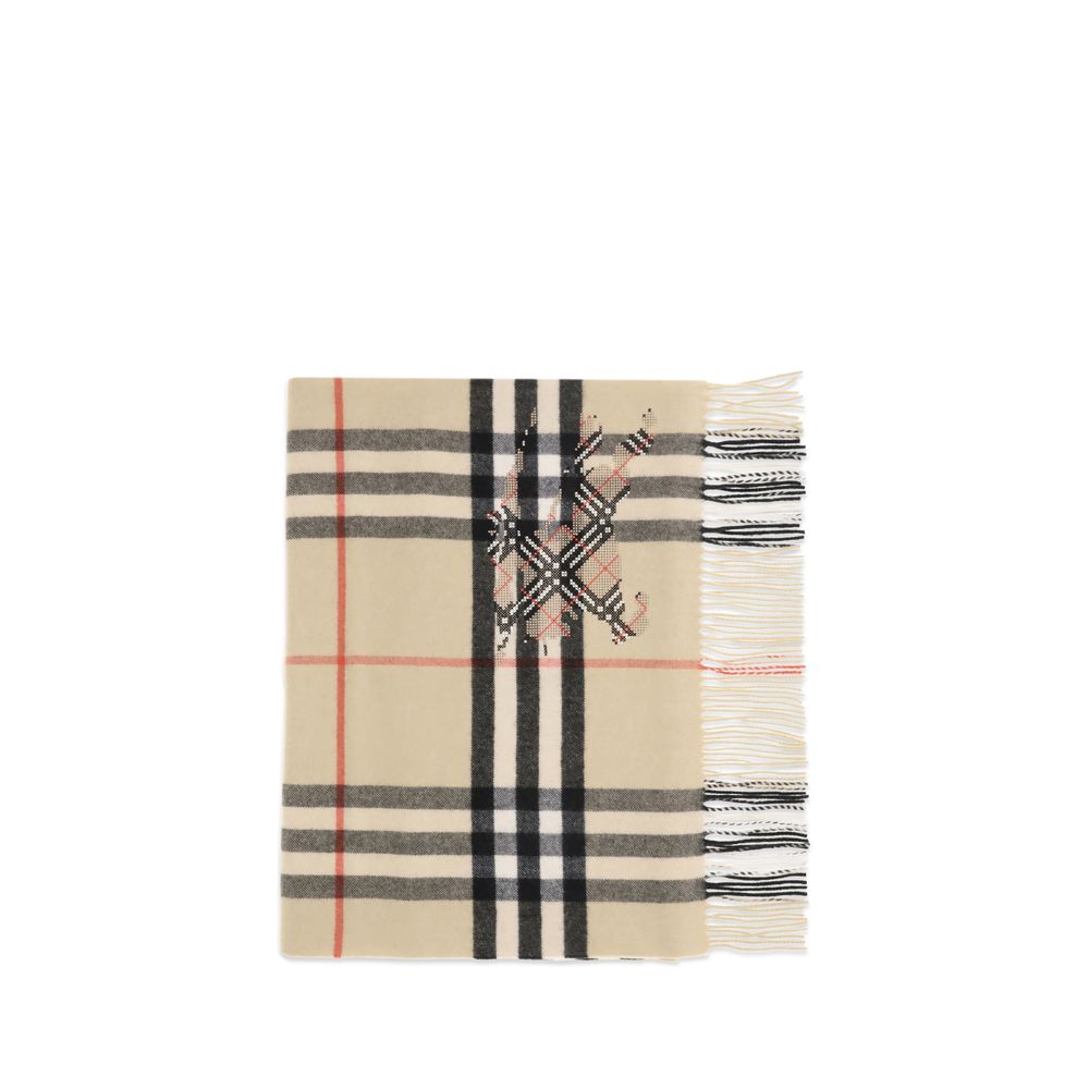 Beige Cashmere Scarf