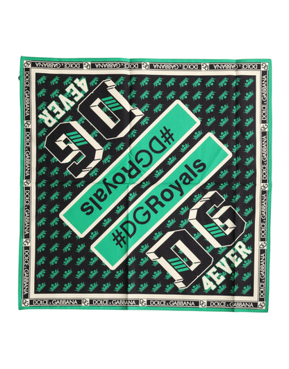 Multicolor #DGRoyals Square Foulard 50.5cm x 50cm Scarf